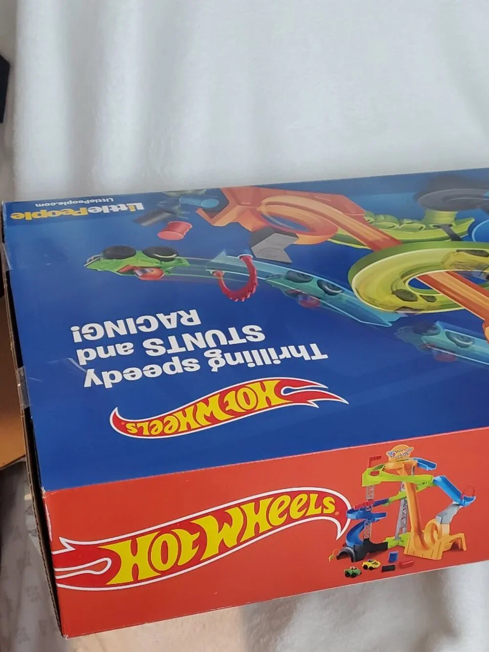 NEW! Little People Hot Wheels Spiral Stunt Speedway Race Track **update - Picture 12 of 14